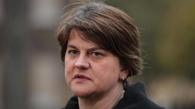 Arlene Foster said no one in her party was aware of the issue being progressed
