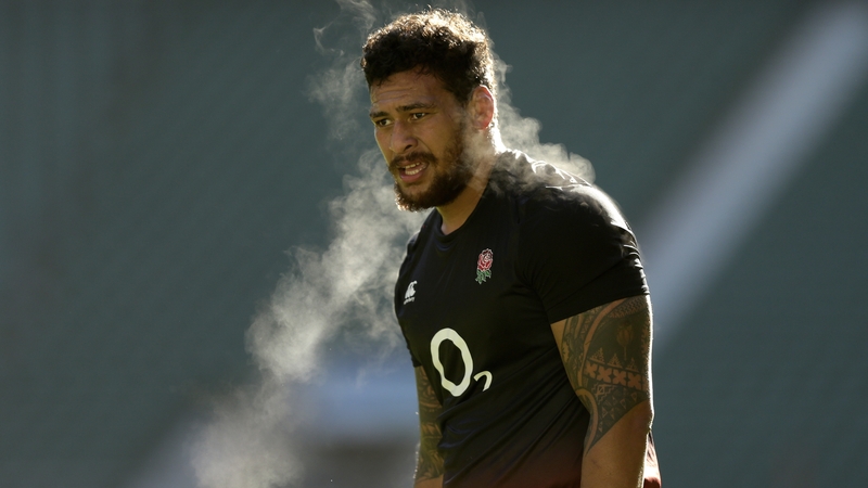 Hughes in training with England