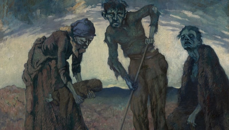 Gorta by Lillian Lucy Davidson, from the Art and The Great Hunger exhibition