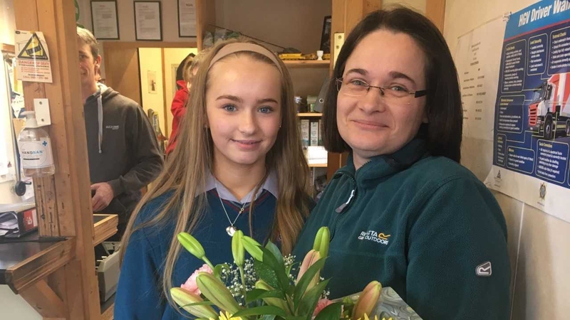 Colette Byrne pictured with her daughter Kate