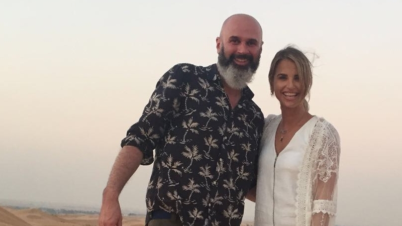 Joe Lindsay and Vogue Williams on a desert safari in Getaways