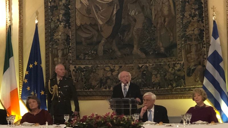 President Higgins said Brexit could pose a serious challenge to the Peace Process