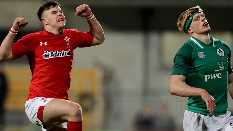 Wales's Callum Carson celebrates after the final whistle