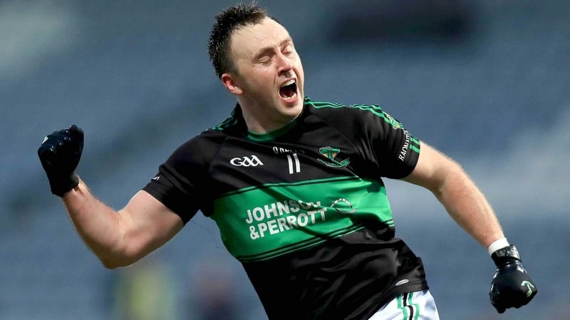 Paul Kerrigan of Nemo celebrates a score