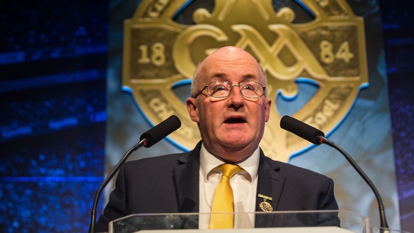 John Horan gives his first speech to GAA congress as President