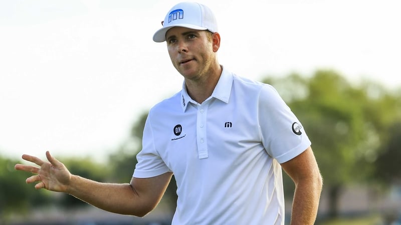 Luke List is out in front