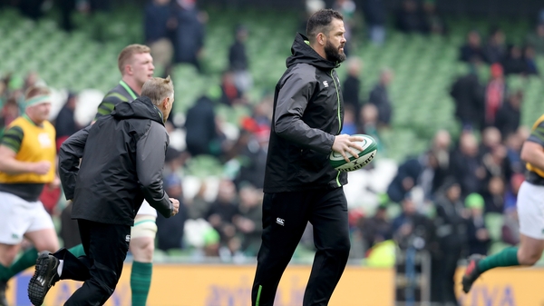 Andy Farrell has been with Ireland since January 2016