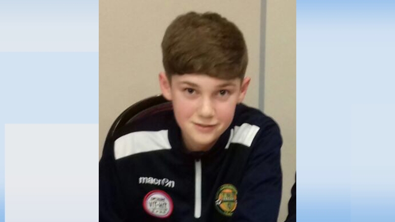 Aodhán Ó Conchúir sustained a head injury during a football match