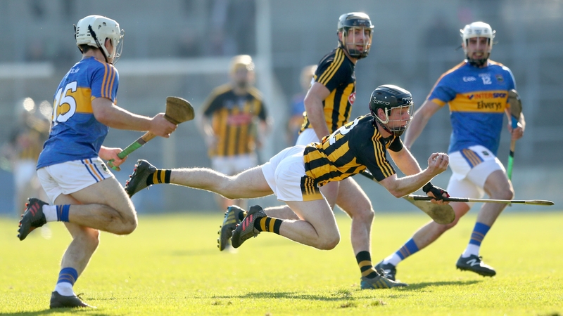 Tipperary's Niall O'Meara goes to tackle Enda Morrissey in today's classic encounter in Nowlan Park