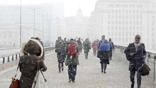 UK consumers returned to the shops after a snowy start to 2018 that weighed on the overall economy