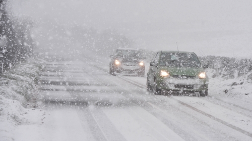 Remove all snow from your vehicle before starting a journey