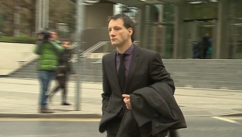 John Tighe has pleaded not guilty to murdering his baby son in June 2013