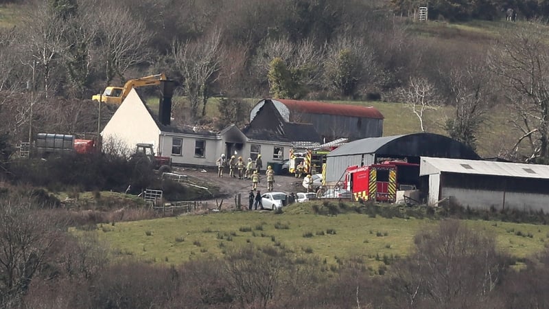 The four bodies were found after a house on Molly Road in Derrylin was destroyed in a fire