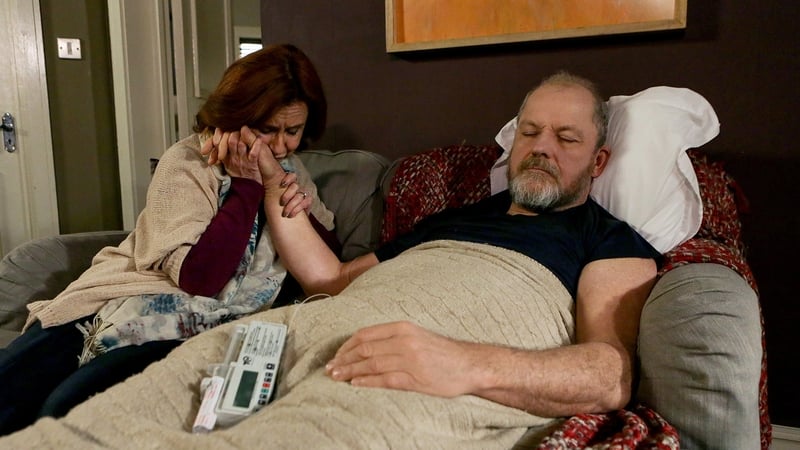 Dolores and Ronan share a touching moment