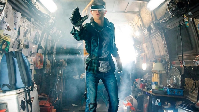 A scene from Steven Spielberg's forthcoming movie Ready Player One