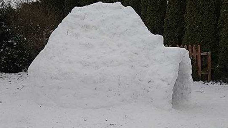 Some on social media jokingly asked if the igloo was being advertised on rental sites