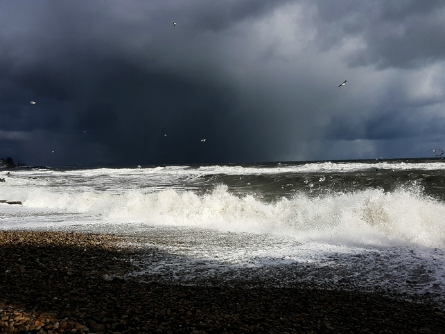 Dark skies in Howth, Dublin - By Nina Donnelly