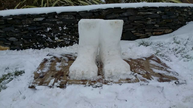 'Two feet of snow' in Donegal - By John McGee