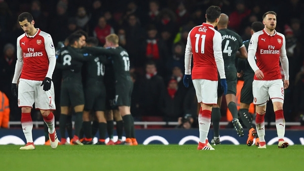 It did not go well for Arsenal, as they lose a second game in four days 3-0 to Manchester City
