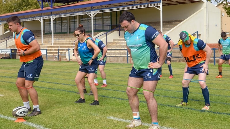 Connacht go through their paces at training