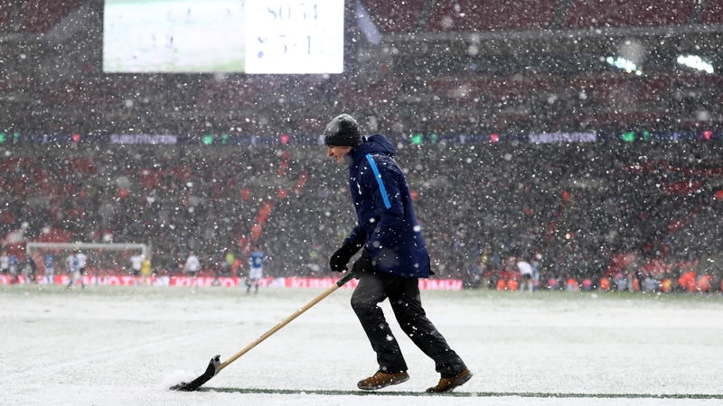 The snow is taking its toll in the UK also