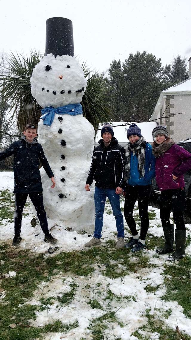 A shout for Ireland's biggest snowman? (Pic: Timmy McCarthy)