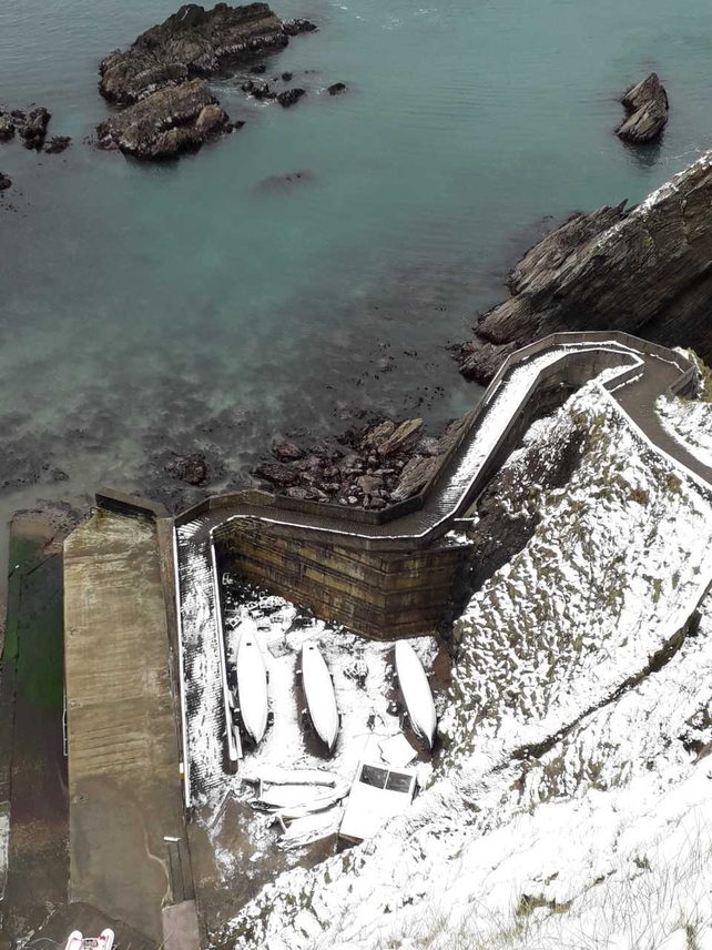 Dunquin Pier from above. By Fergal O'Slattara