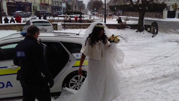It was a nice day for a white wedding