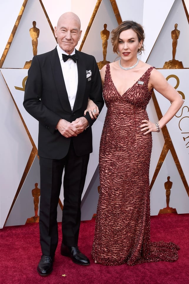 Patrick Stewart and Sunny Ozell