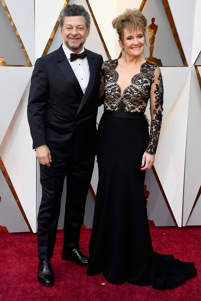 Andy Serkis and Lorraine Ashbourne