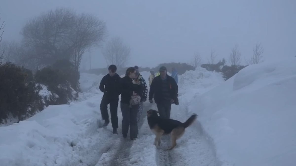 'It's like Narnia outside' - some families still trapped by snow in Wicklow