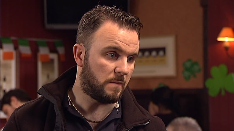 A furious Decco confronts Decco in Fair City
