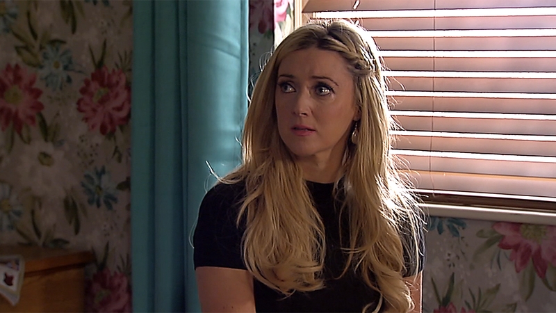 Kerri-Ann is flummoxed as Decco confronts her about her affair on Fair City