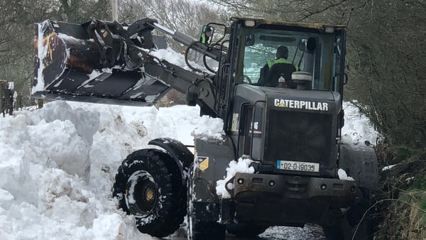 Snow ploughs have been deployed in west Wicklow
