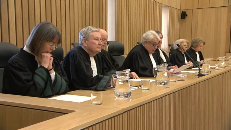 The Supreme Court gave its judgment in Limerick on the State's appeal against a High Court finding