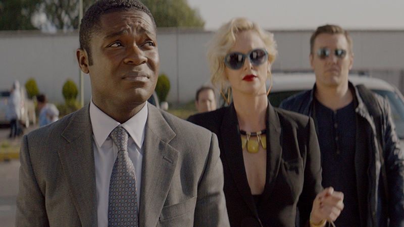David Oyelowo, Charlize Theron and Joel Edgerton in Gringo