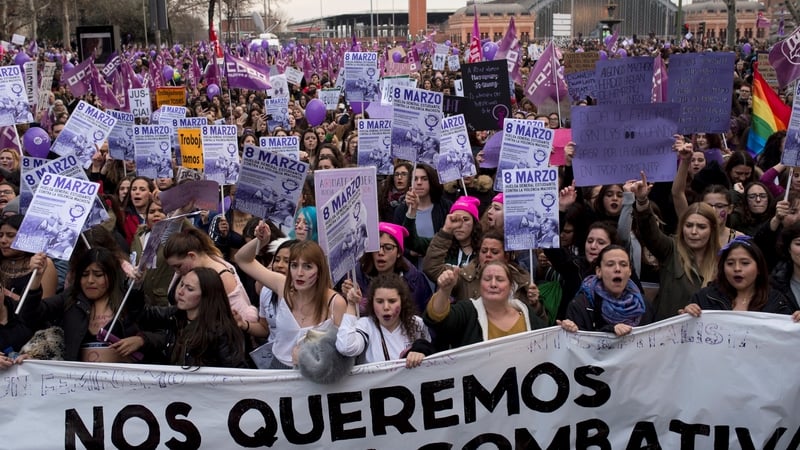 One of the main demonstrations took place in the capital Madrid