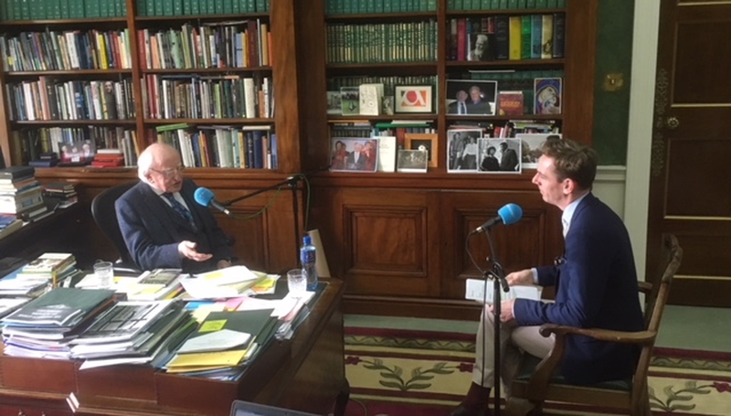 Ryan Tubridy speaks to Michael D Higgins