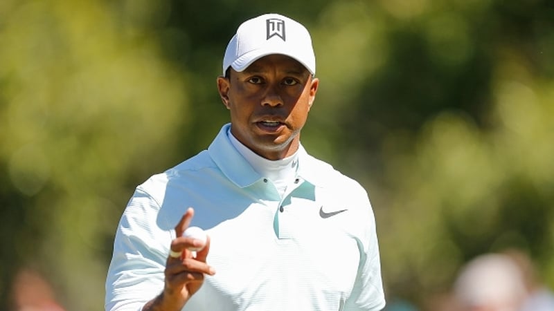 Tiger Woods is in a share for the lead after a three under par 68 in the second round of the Valspar Championship
