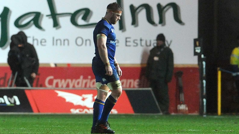 Leinster's Sean O'Brien goes off injured
