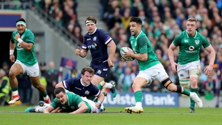 Ireland's Conor Murray breaks