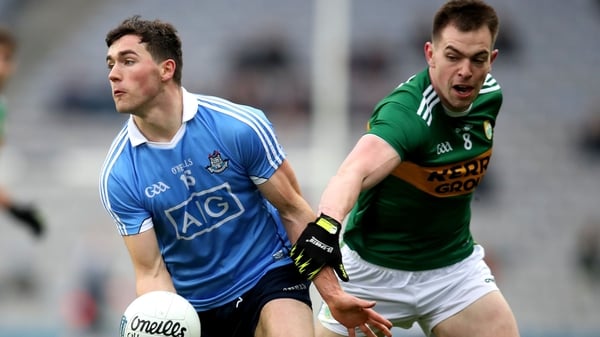 Dublin's Colm Basquel is pursued by Jack Barry