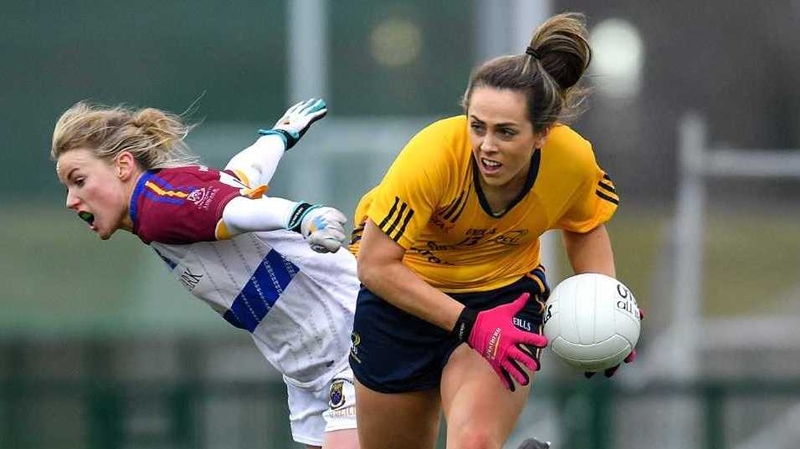 Aishling Sheridan in action for DCU.