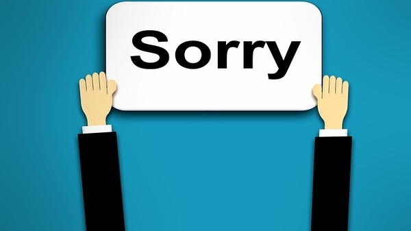 Workplace apologies: 'By constantly saying sorry, you come across