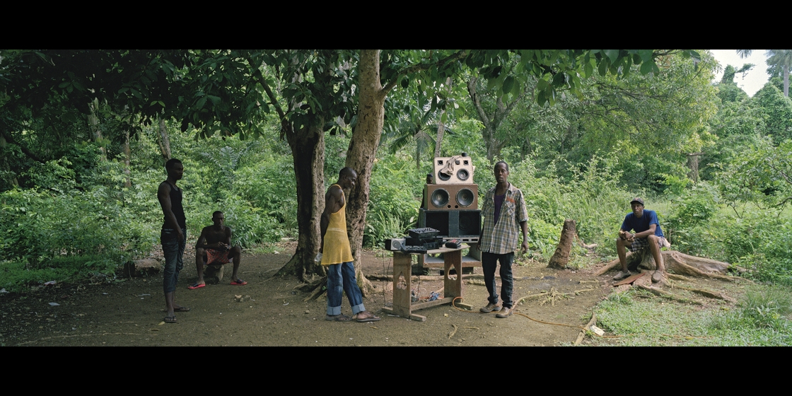 Sound system repair, Jamaica, January 2012