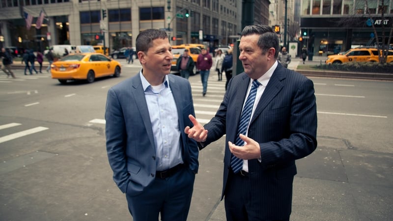 Lee Medoff (left) and Glantus CEO Maurice Healy (right)