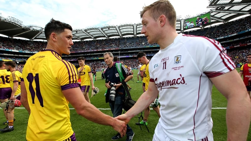 Lee Chin and Joe Canning after last year's Leinster final