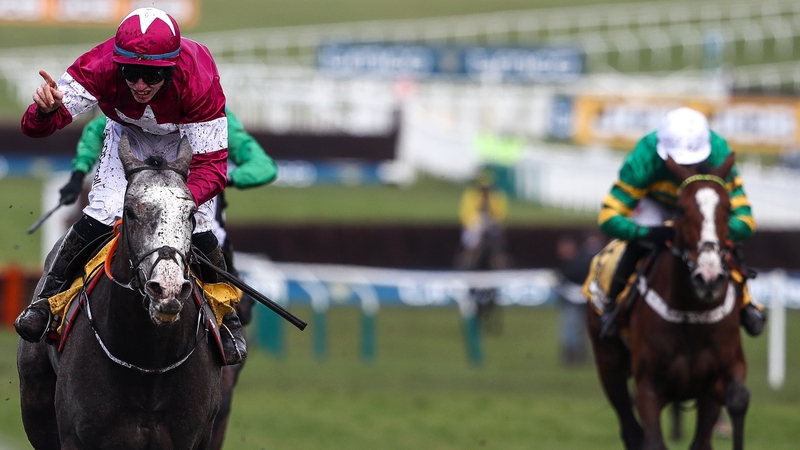 Jack Kennedy celebrates his fourth victory of the week, aboard Farclas