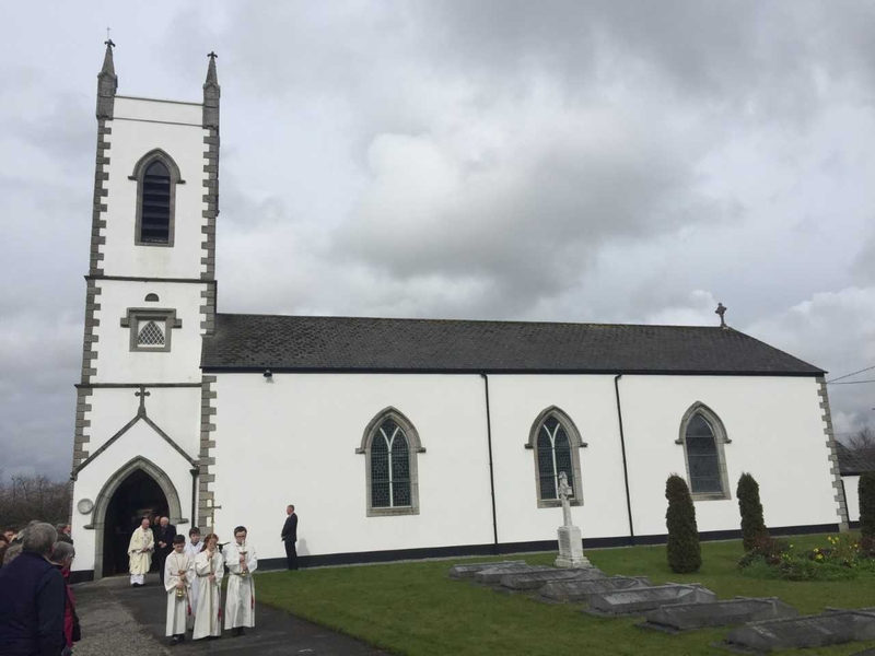 Sochraid Liam O' Flynn i gCill Dara inniu