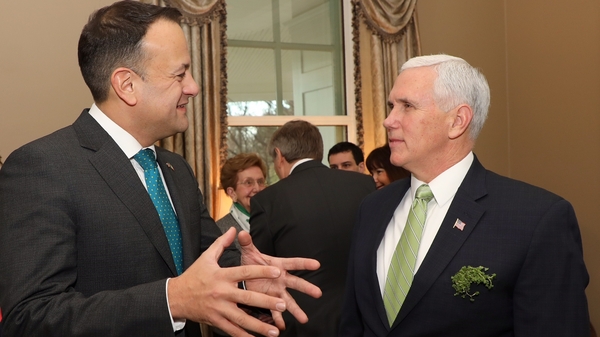 Leo Varadkar held talks with US Vice President Mike Pence
